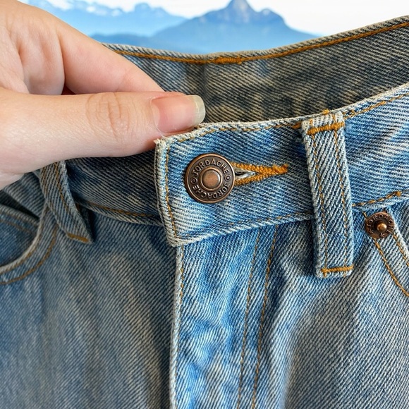 Vintage Jordache High Rise Denim Straight Leg Skinny Jeans - Picture 5 of 16